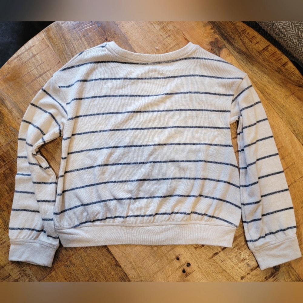 Kids/Girls Long Sleeve Stripped Shirt XS Cat & Jack